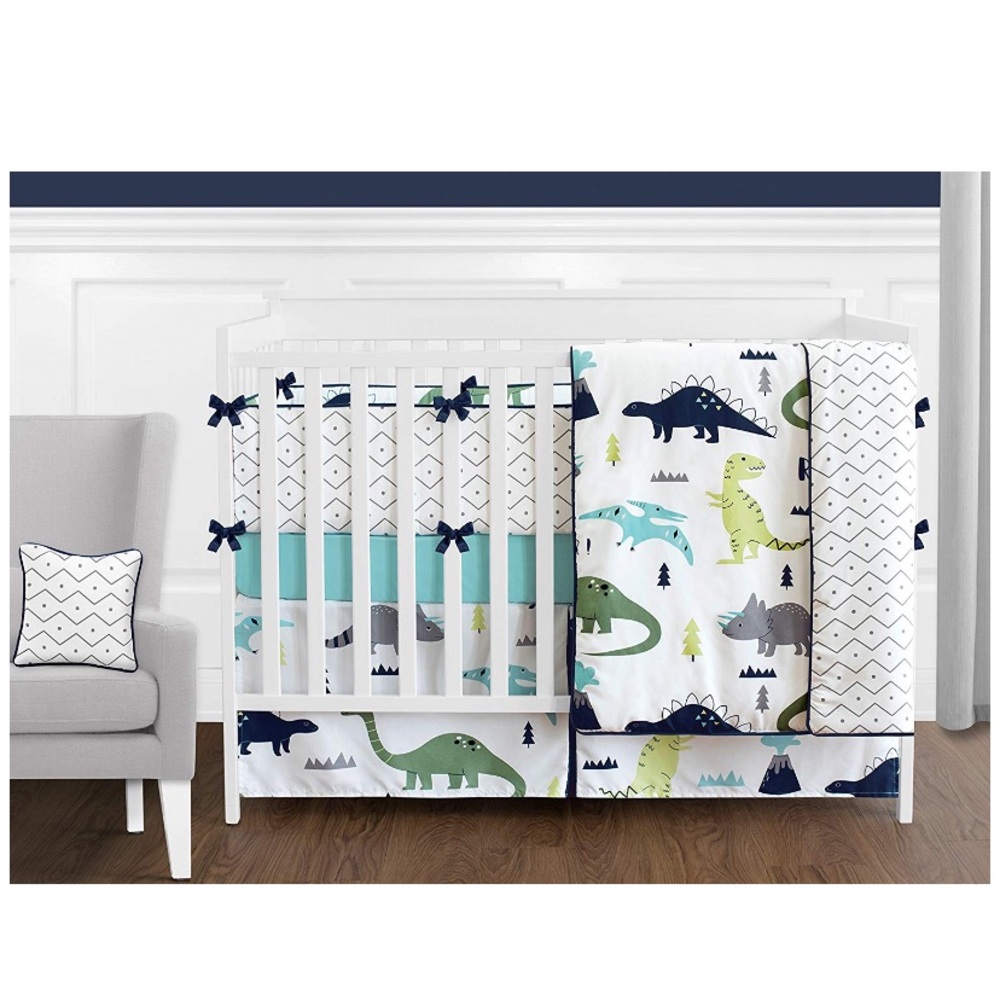 Sweet Jo Jo mod Dino crib set